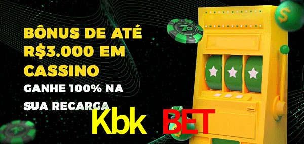 Kbk Bet melhor bônus de depósito